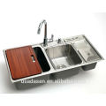 DS 9243 China Modern design handmade kitchen ceramic trough small bathroom sinks